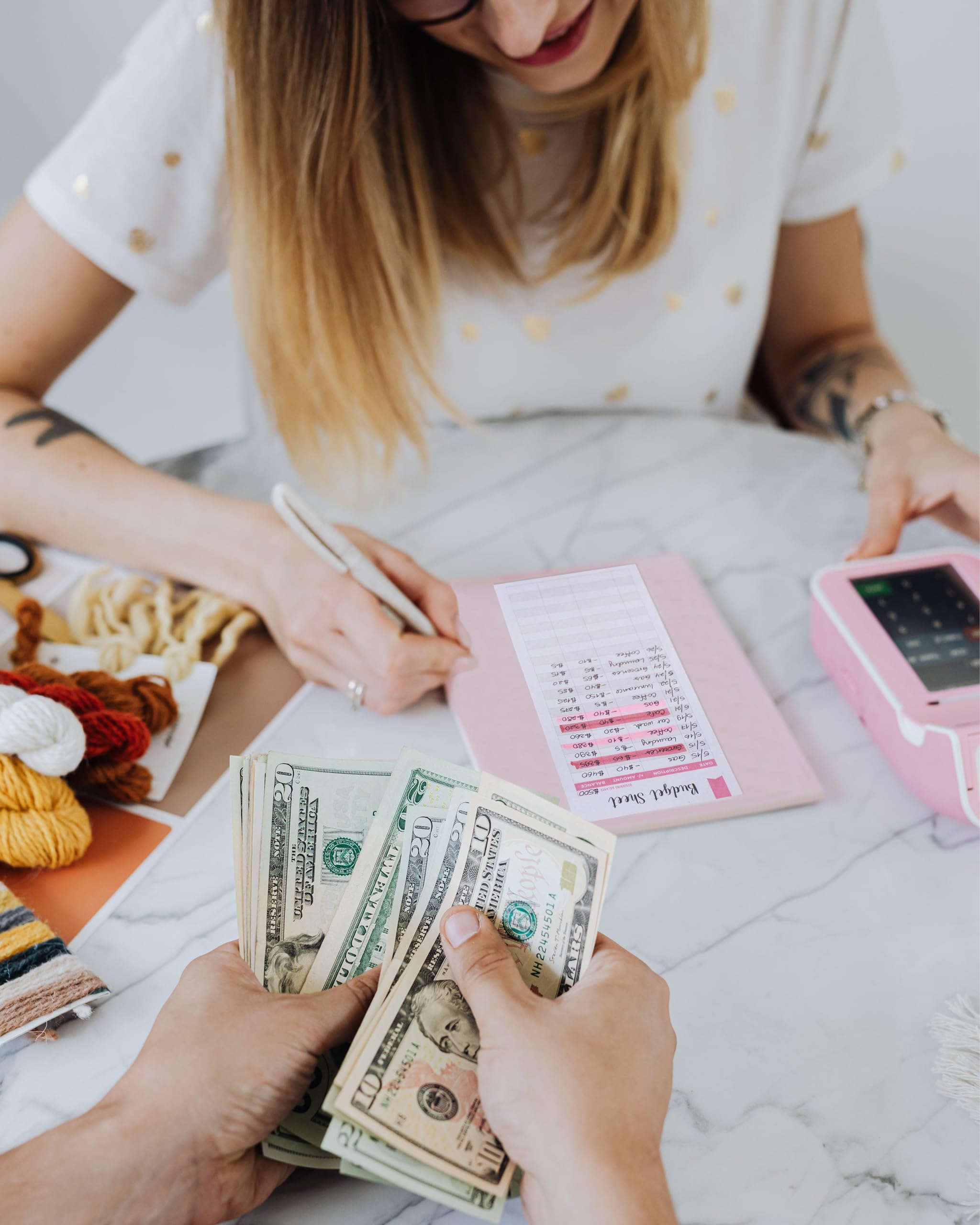 Lamare A6 Budget Binder Inserts – Weekly Budget Planner & Expense Tracker Sheets – A6 Planner Inserts for Cash Stuffing & Money Tracker